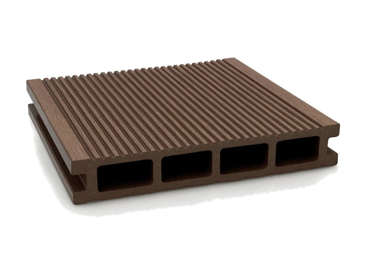 WPC teraszburkoló deszka – fa-műanyag kompozit, 146 × 24 mm, 3800 mm, ECO 3800 termékcsalád – 1. kép