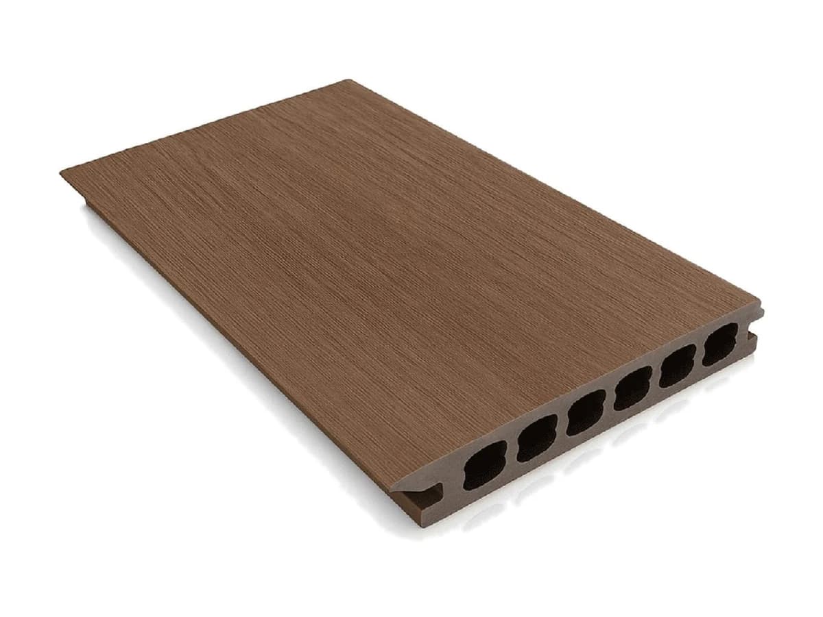 WPC teraszburkoló deszka Premium No Gap, 145 × 22 mm, barna – 1. kép